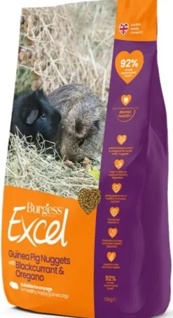 Burgess Excel Marsvin Solbær & Oregano 1,5 kg - Med C-vitamin