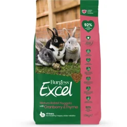 Burgess Excel Mature Kaninfoder 1,5 kg - Tranebær og Timian