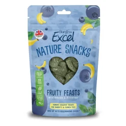 Burgess Excel Natures Snack Fruit Feasts 60 g - Frugtsnacks til håndfodring
