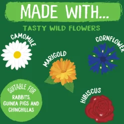 Burgess Excel Wildflower Forage 75 g - Vilde blomster til naturlig fouragering