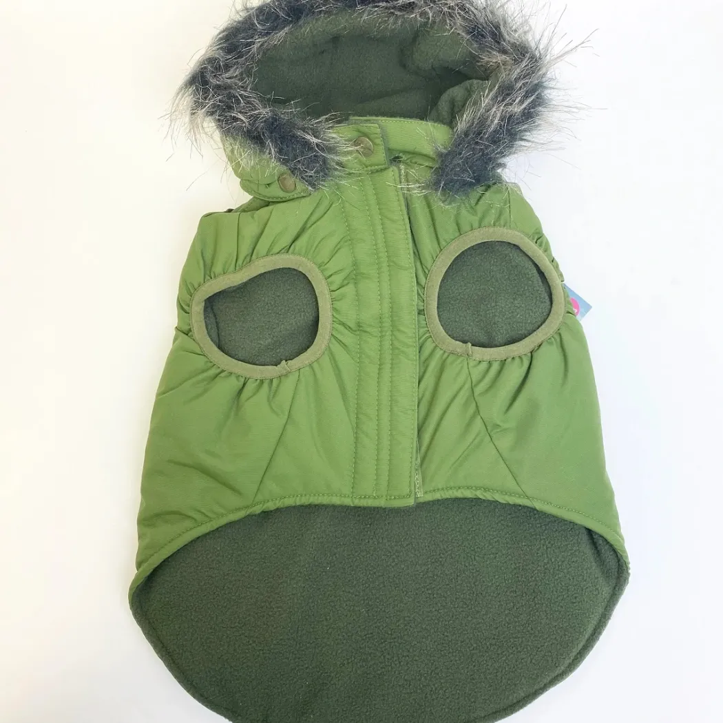 Canada Pooch Everest Explorer hundejakke Militærgrøn 66 cm nr 26