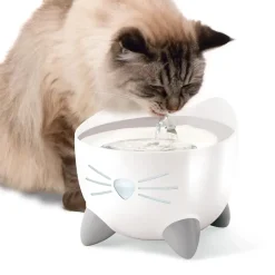 Catit Pixi Drikkefontæne i Hvid med Rustfrit stål