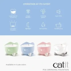 Catit Pixi Drikkefontæne i Pink