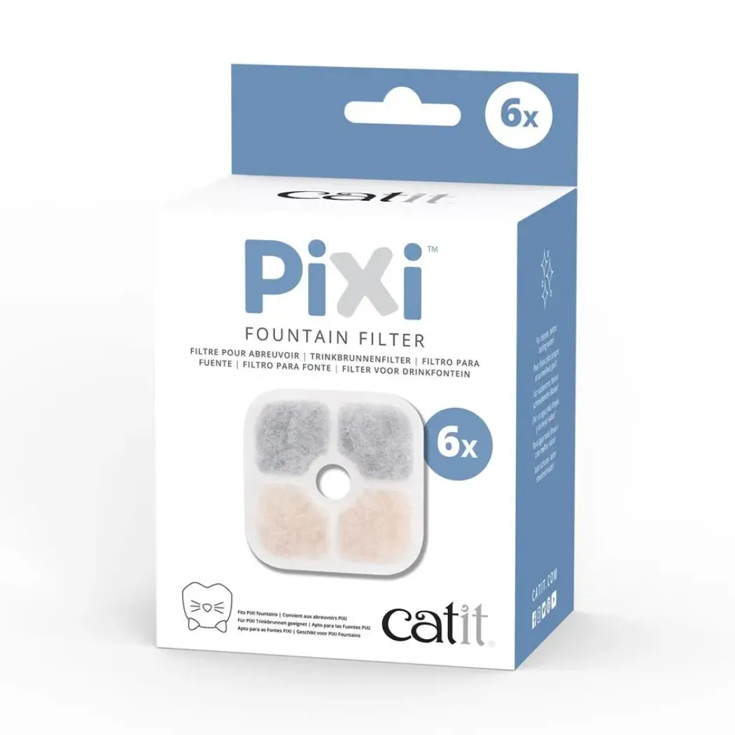 Catit Pixi Filter til Drikkefontæne 6 stk