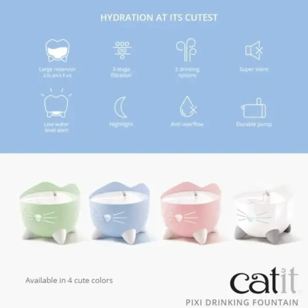 Catit Pixi Smart Drikkefontæne i Hvid (WIFI)