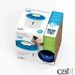 Catit Senses 2.0 Flower Fountain (drikkeautomat) 3 L med LED