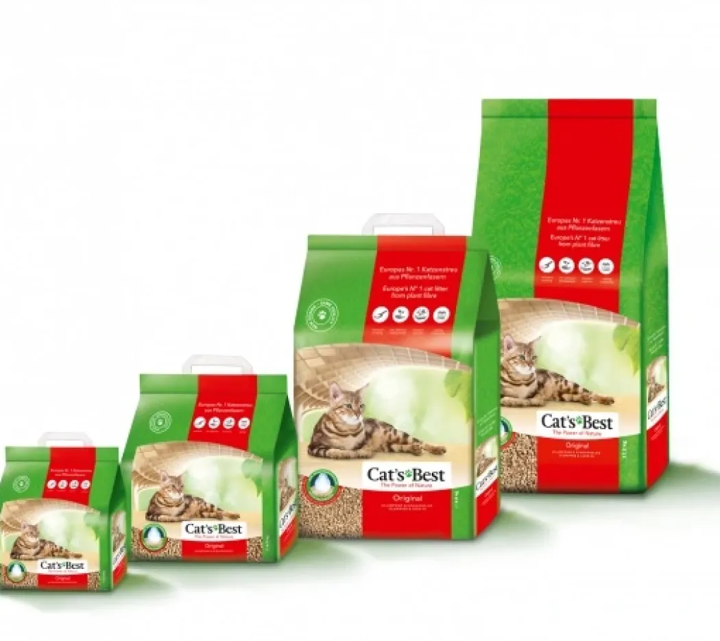 Cats Best Øko Plus klumpende Kattegrus 40 L