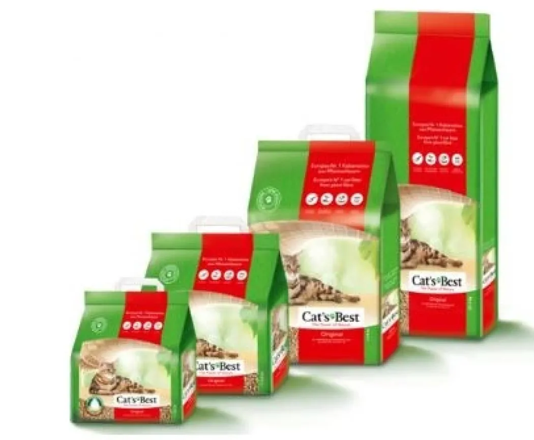 Cats Best Øko Plus klumpende Kattegrus 40 L