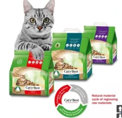 Cats Best Øko Plus klumpende Kattegrus 40 L