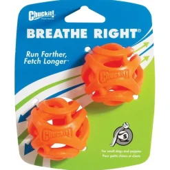 Chuckit Breathe Right Fetch Ball Small 2 stk
