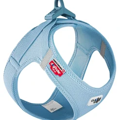 Curli Vest Hundesele Clasp Air Mesh L Skyblue - stabil kontrol og rolig komfort