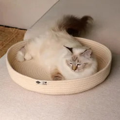D&D CAT Stofkurv JESS Ø 45 cm Beige