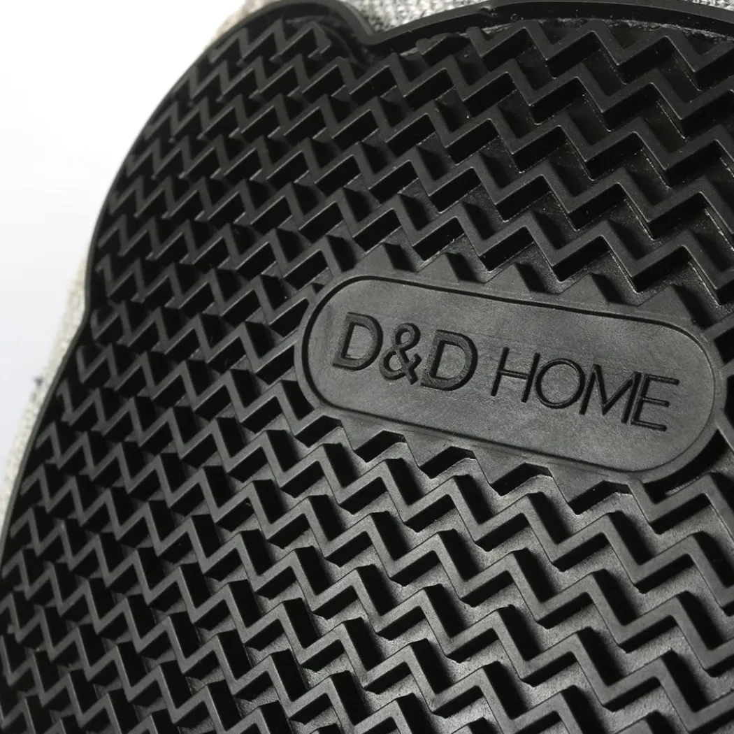 D&D Home Bobo Grey Oxford 18x19 cm - hundelegetøj med pivelyd og TPR