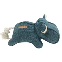 D&D Home Orion Blue Chenille Emmy 30x14 cm - blå bamse til hunde
