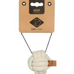 D&D Home Skip Ball L 15 cm Natur Knudereb 18 mm - hundelegetøj