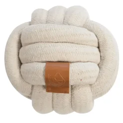 D&D Home Skip Ball XS 6 cm Natur Knudereb 10 mm - hundelegetøj