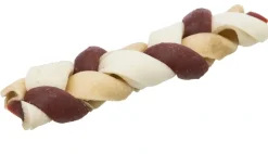 Denta Fun Flettet Tyggeben 85 g - robust hundesnack med bid i