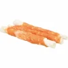 Denta Fun Kyllinge Tyggerulle 17 cm - naturligt tyggeben til hunde