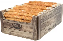 Denta Fun Kyllinge Tyggerulle 17 cm - naturligt tyggeben til hunde