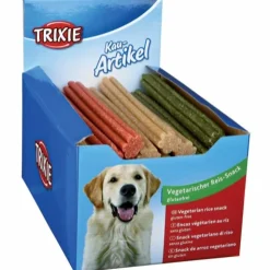 Denta Fun Ris Tyggeben til hunde 23 cm (vegetabilsk) - ekstra lange tyggepinde