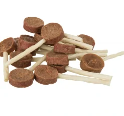 Denta Fun Slikkepind med okse og and 8 cm - hundesnack