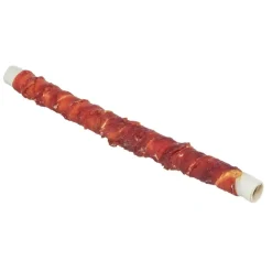 Denta Fun Tyggerulle med and og kyllingelever 28 cm - lækker hundesnack