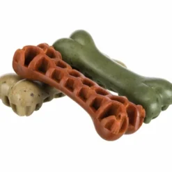 Denta Fun Veggie Tyggeknogle med tang 8,5 cm (vegetabilsk) - 100 % vegansk hundesnack