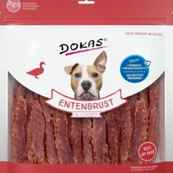 Dokas Andebryststrimler 900 g - stor pakke hundesnacks