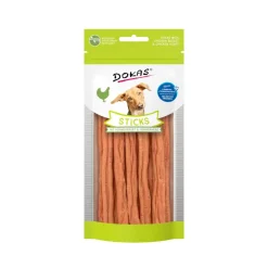 Dokas Bløde hundesnacks med kyllingebryst og hjerte 60 g