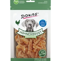 Dokas Tern af kyllingebryst 200 g - stor pose med sunde hundesnacks