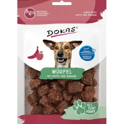 Dokas Tern med æble og banan 105 g - sunde vegetabilske hundesnacks