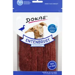 Dokas Tørrede andebrystskiver 70 g - naturlige hundesnacks
