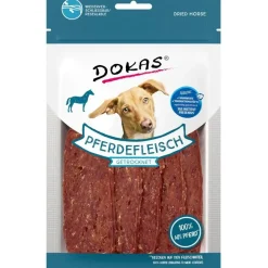 Dokas Tørrede Hesteskiver 60 g - naturlige hundesnacks