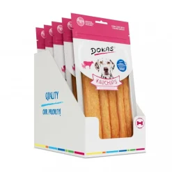 Dokas Tyggechips med kyllingebryst 175 g - sprøde hundesnacks