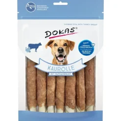 Dokas Tyggerulle med kalkunbryst 190 g - naturlig tyggeglæde