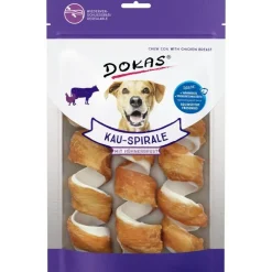 Dokas Tyggespiral med kyllingebryst 3 stk 110 g - lækre hundesnacks