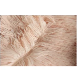 Donut Cozy Hundeseng Laksefarvet 60 cm - blød seng til mellemstore hunde