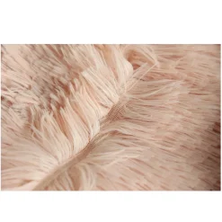 Donut Cozy Hundeseng Laksefarvet 70 cm - blød seng til store hunde
