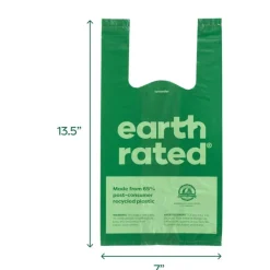 Earth Rated Øko hømhømposer med håndtag 120 stk