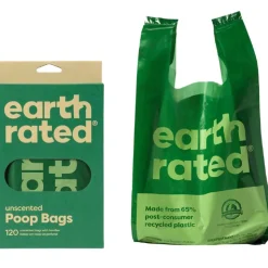 Earth Rated Øko hømhømposer med håndtag 120 stk