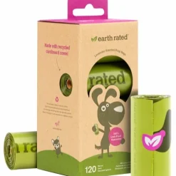 Earth Rated 120 stk Øko Hømhøm poser med lavendelduft