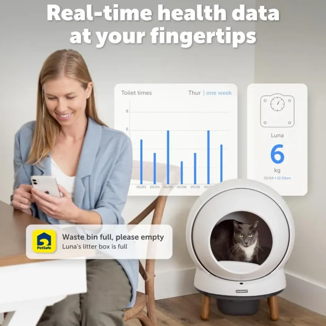 Ecom Smartspin Auto Litter Box Automatisk Kattetoilet ZAL10-17986