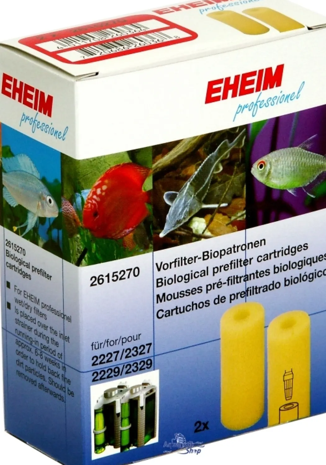Eheim Forfilter svamp 2 stk - 2615270