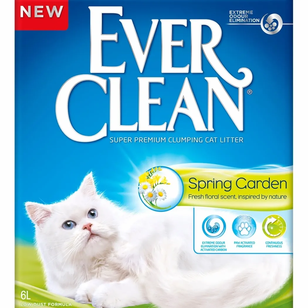 Ever Clean Spring Garden Kattegrus 6 L