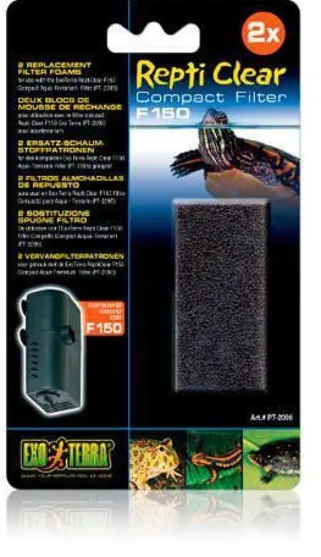 Exo Terra ReptiClear, svamp Filtersvamp t/HPT2095 F150
