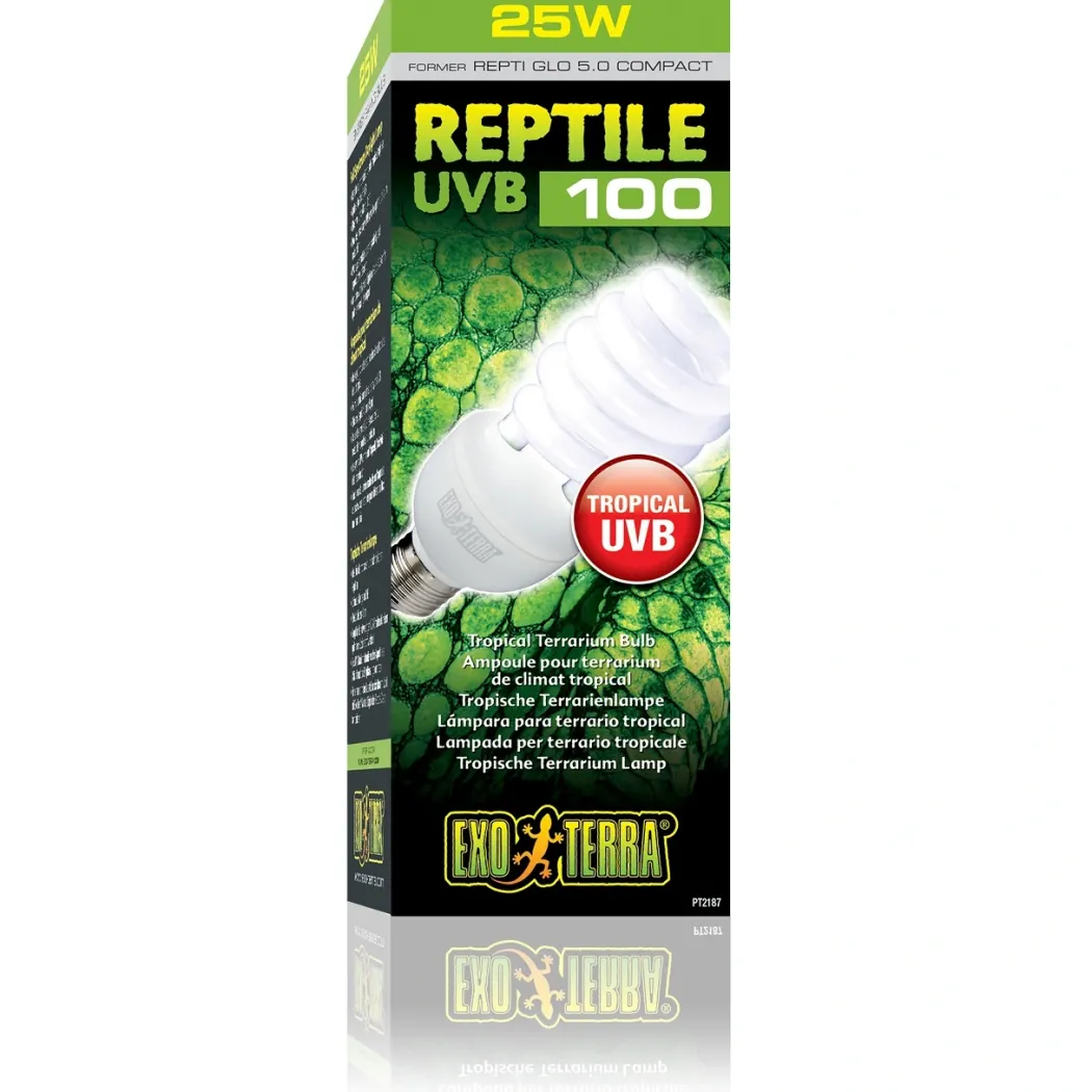 Exo Terra Repti UVB 100 Pære 25 w