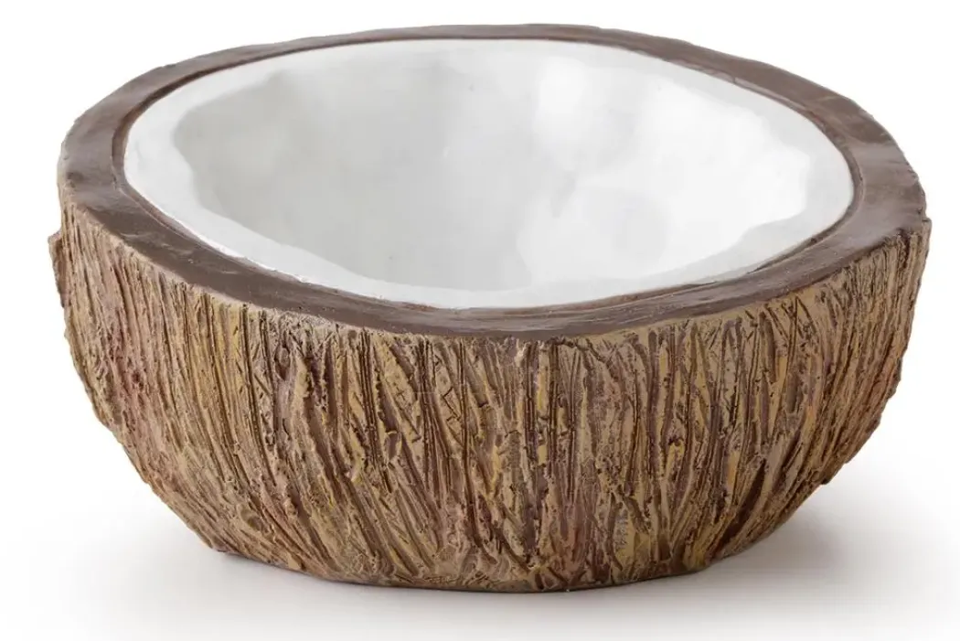 Exoterra Tiki Kokosnød Vandskål 10x10x5 cm
