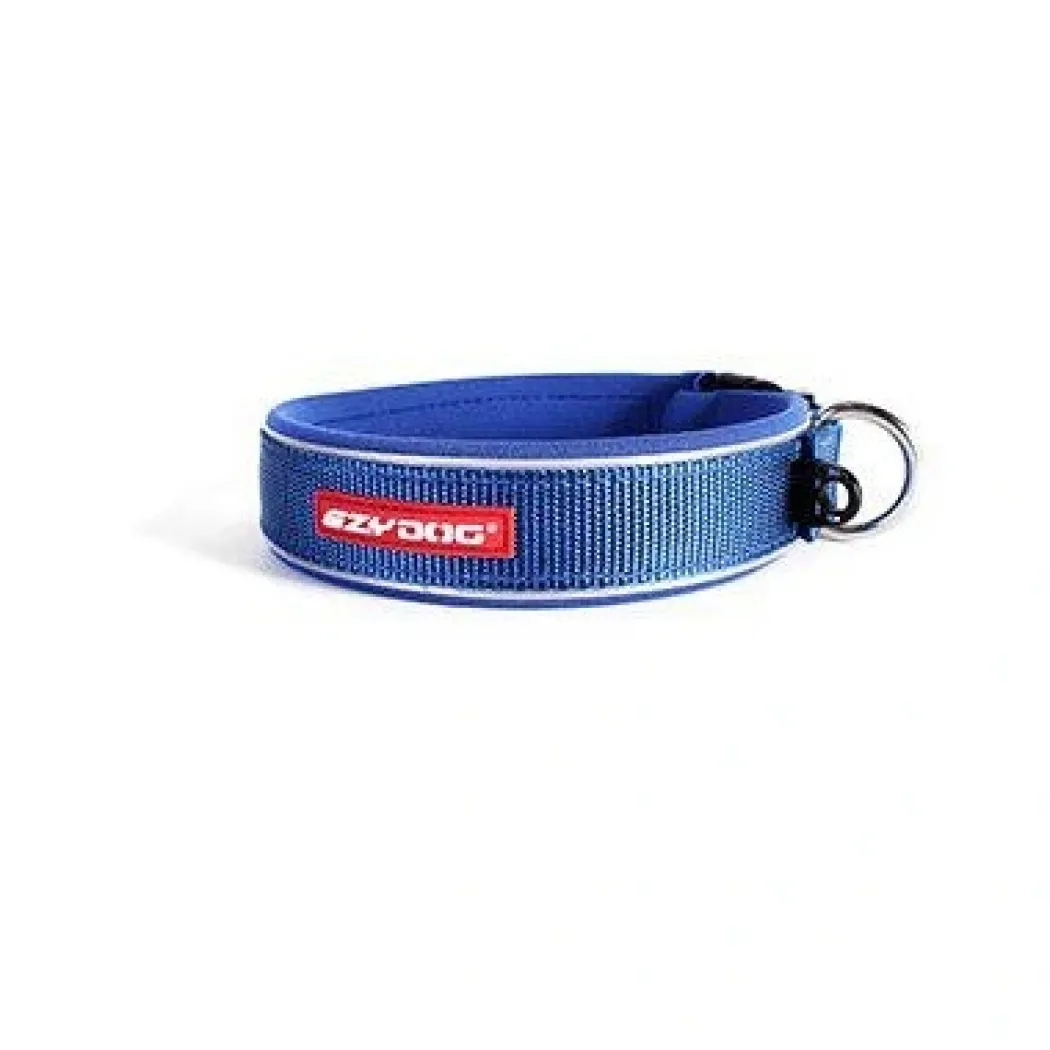 EzyDog Neopren Halsbånd XL Blå 53-61 cm