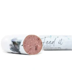 Feedit & Treat Pure Lamb 400 g - naturlig lammepølse til hund og kat