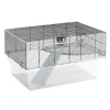 Ferplast Glassy 80 hamsterbur i sort
